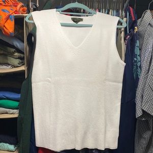 Eddie Bauer cotton white tank size L Tall